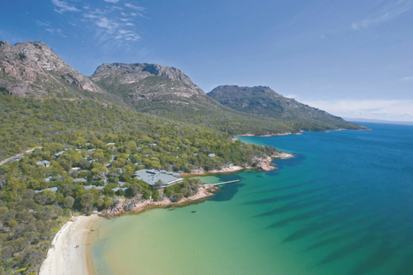 Australien Tasmanien Freycinet Lodge Unterkunft Coles Bay